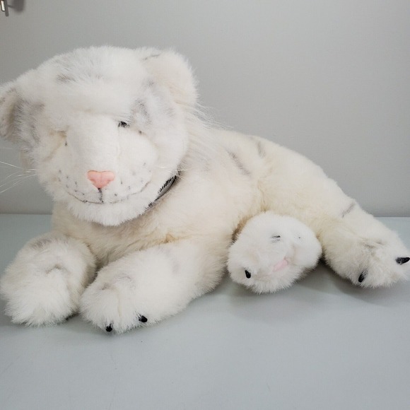 Siegfried & Roy Mirage White Tiger Kashmir Plush 21” Large Stuffed Animal - Picture 1 of 14